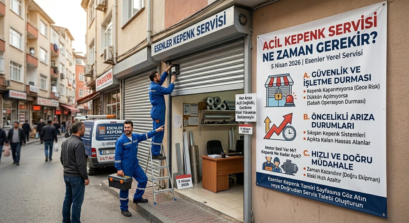 Acil Kepenk Servisi Ne Zaman Gerekir? Acil Kepenk Servisi Ne Zaman Gerekir? görseli