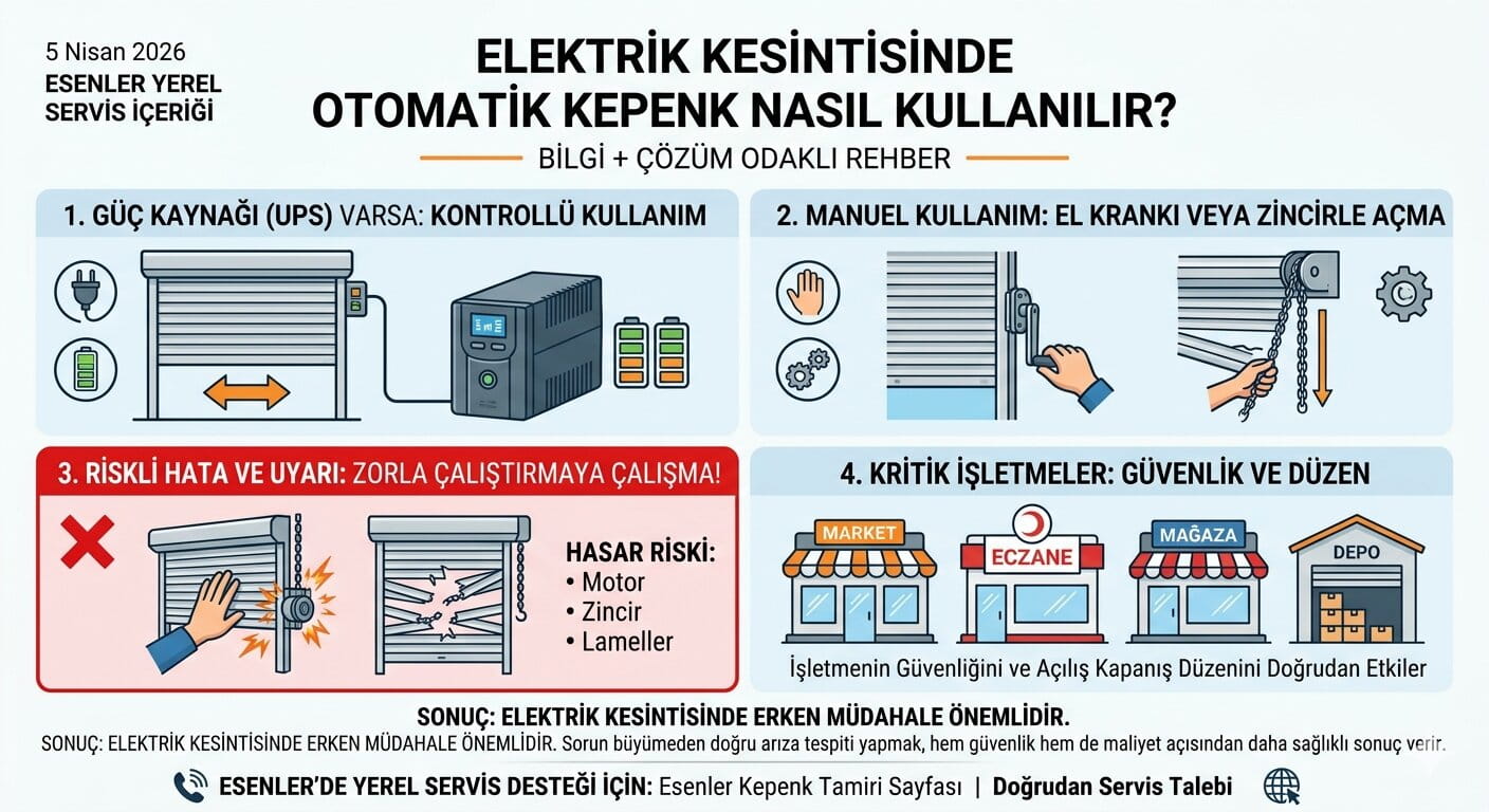 Elektrik Kesintisinde Otomatik Kepenk Nasıl Kullanılır? Elektrik Kesintisinde Otomatik Kepenk Nasıl Kullanılır? görseli